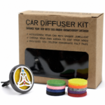 Difuzor Parfum Auto - Prindere pe Ventilație - Pewter Yoga Chakra